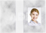 1x100 Daiber Folders Passport Photograph, grey, 36x50 mm