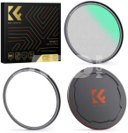 K&F Concept K&F 58MM, NANO-X-1/8 Black Mist Magnetic filter,HD, Waterproof, Anti Scratch, Green Coated,with magn