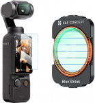 K&F Concept K&F DJI Osmo Pocket 3 Magnetic Blue Streak Filter
