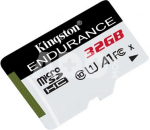 Kingston Endurance SDCE/32GB 32 GB, Micro SDHC, Flash memory class 10