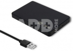 Qoltec Hard drive adapterUSB2.0 HDD/SSD 2.5" SATA3 blac