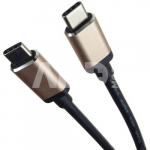 Cable USB 3.2 connector C/male - USB 3.2 C/male, Aluminium housing, 0,5m