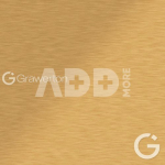 Metalinė plok&scaron;tė PLATINUM PLUS auksinė semi matt 610x305 (Nr. 119) 0,5 mm| 894225