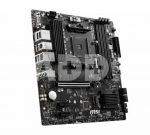 MSI B550M PRO-VDH  Processor family AMD, Processor socket AM4, DDR4, Memory slots 4, Number of SATA connectors 4, Chipset AMD B, Micro ATX