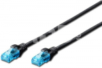 Digitus Patch cord RJ45/RJ45 U/UTP kat. 5e 5,0m AWG 26/7 PVC black