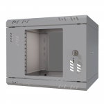 Stalflex Stovo Spintelė 10" 4U 300mm Stiklinės Durys Pilka S-RC10-4U-300GG