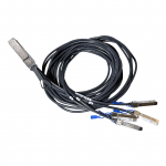 MikroTik QSFP56 200G į 4&times;50G breakout kabelis 3m &ndash; didelės spartos DAC DQ+BC0003-DS+
