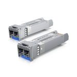 Ubiquiti 10Gbps vienmodulis SFP+ optinis modulis 20 vnt. pakuotė UACC-OM-SM-10G-D-20