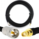 Rangeful SMA Male į PL259 10m UHF CB radijo lanksčiojo koaksialinio kabelio &mdash; LMR400 UF UltraFlex atitikmuo HF400-SM-PL-10