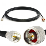 Rangeful Mini UHF Male iki N Male 15m RG58/U koaksialinis kabelis RG58-MUHFM-NM-15