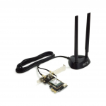 Alfa Network Alfa WiFi 6E PCIe korta &ndash; trijų juostų AXE adapteris su magnetine antena AIT-AX210-EX