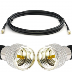 Rangeful Mini UHF Male iki Mini UHF Male 3m RG58/U koaksialinis kabelis RG58-MUHFM-MUHFM-3