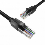 Vention Patch kabelis Cat6 0.5m juoda IBEBD