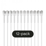 Broadbe plonas Patch kabelis 10G baltas 0.1m 12 vnt. BTP-I32C6A-WT-0.1M-12