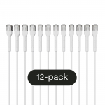 Broadbe plonas Patch kabelis 10G baltas 0.3m 12 vnt. BTP-I32C6A-WT-0.3M-12
