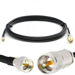 Rangeful Mini UHF Male iki PL259 UHF 5m RG58/U koaksialinis kabelis RG58-MUHFM-PL-5