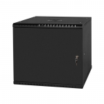 Stalflex Stovo Spintelė 19" 9U 450mm Metalinės durys Juoda RC19-9U-450MB