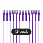 Broadbe plonas Patch kabelis 5G violetinė 1m 12 vnt. BTP-I32C6-PR-1M-12