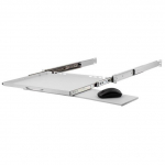 Stalflex 19" I&scaron;traukiama lentyna klaviatūrai ir pelei 350mm pilka RSR19-1U-350G-KM