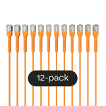 Broadbe plonas Patch kabelis 10G oranžinė 0.3m 12 vnt. BTP-I32C6A-OR-0.3M-12