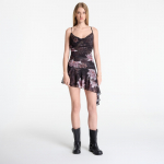 Sukienka AllSaints Bea Mesh Mini Dress Crystal Black - Dydis 6 (W126DE Crystal Black Suknelės)