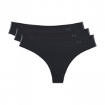 Under Armour Wmns Pure Stretch Thong kelnaitės (3 vnt) - Dydis L (1325615-001 Apatiniai)