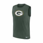 Nike NFL Men's Large Muscle Logo Tank Green Bay Packers - Dydis L (01B3-3EE-7T-RPU )