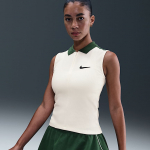 Nike Wmns Fitted Tank Sail/ Fir - Dydis L (IO8899-133 Mar&scaron;kinėliai)