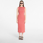 Sukienka Tommy Hilfiger 5X2 Slim Slash-Nk Dress Breton Stripe Fireworks/ Calico - Dydis L (WW0WW49311 0E2 Suknelės)