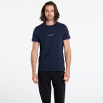 Tommy Hilfiger Tommy Logo Tipped Tee Blue - Dydis L (MW0MW32584 DW5 Mar&scaron;kinėliai)