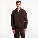 Calvin Klein Ls Cooling Spacer Fz Shirt Jacket Dark Coffee - Dydis L (LV04RG227G TO2 Striukės)