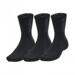 Under Armour Mid Crew kojinės (3 poros) - Dydis M (1373084-001 Kojinės)