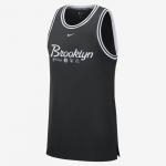 Nike NBA Brooklyn Nets DNA Tank Top Black - Dydis M (DH9365-010 Mar&scaron;kinėliai)