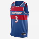 Nike NBA City Edition 2021 Dri-FIT Swingman Jersey Washington Wizards Bradley Beal - Dydis M (DB4048-477 Mar&scaron;kinėliai)