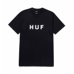 HUF Essentials OG Logo T-Shirt Black - Dydis M (TS01752-BLACK Mar&scaron;kinėliai)