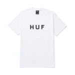 HUF Essentials OG Logo T-Shirt White - Dydis M (TS01752-WHITE Mar&scaron;kinėliai)