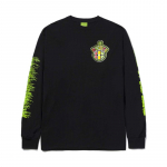HUF Dub Master Longsleeve Black - Dydis M (TS01719-BLACK Džemperiai)