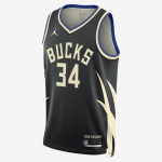 Jordan Dri-FIT NBA Milwaukee Bucks Statement Edition Swingman Tank krep&scaron;inio mar&scaron;kinėliai - Dydis M (DO9533-010 Mar&scaron;kinėliai)