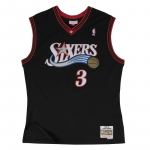 Mitchell & Ness NBA Swingman Jerseys Philadelphia 76ers - Dydis Allen Iverson #3 - Dydis M (SMJYGS18201-P76BLCK0 Mar&scaron;kinėliai)