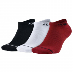 Jordan Jumpman No Show kojinės (3 poros) - Dydis M (SX5546-011 Kojinės)