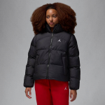 Jordan Wmns Puffer Jacket Black - Dydis M (FZ4527-010 Striukės)