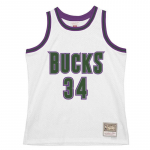 Mitchell & Ness NBA Swingman Milwaukee Bucks Ray Allen #34 - Dydis M (SMJY3134-MBU96RALWHI )
