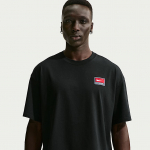 Nike Life Men's Short-Sleeve Boxy Knit Top Black - Dydis M (II4379-010 Mar&scaron;kinėliai)