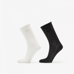 adidas Crochet Crew Socks 2 Pairs Off White/ Black - Dydis M (KD8398 Kojinės)