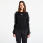 adidas Slim Solid Spike Knit Sweatshirt Black - Dydis M (KS6460 Mar&scaron;kinėliai)
