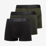 Bokserki Under Armour Performance Cotton Print 3in 3-Pack Black - Dydis M (1383892-392 &Scaron;ortai)