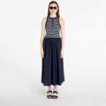 Sukienka Tommy Hilfiger Gold Button Poplin Mix Dress Breton Stripe Dark Night/ Ecru - Dydis M (WW0WW49628 0X3 Suknelės)