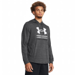 Under Armour Rival Terry Graphic Hood Castlerock 025 - Dydis M (1386047-025 Džemperiai)