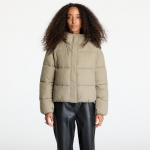 Calvin Klein Jeans Logo Short Hooded Puffer Jacket Gray - Dydis M (J20J224112 PAV Striukės)