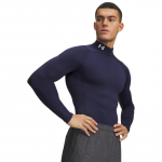Under Armour Cg Armour Comp Mock Midnight Navy - Dydis M (1366072-410 Mar&scaron;kinėliai)